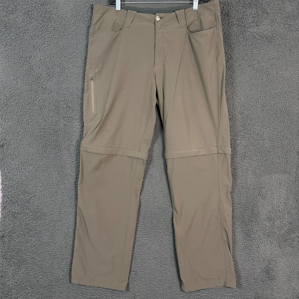 Outdoor Research Pants Mens 36x33 Brown Ferrosi Convertible Hiking Outdoor